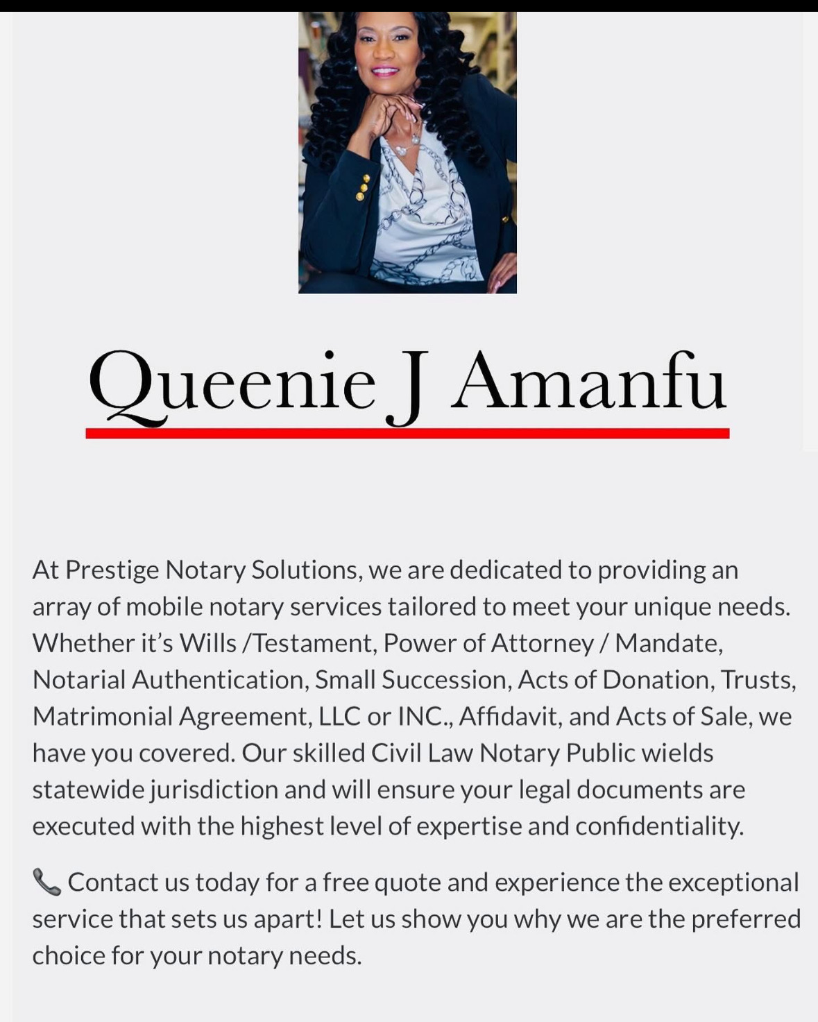 Mobile Notary - Louisiana