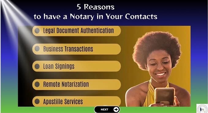5 Reasons to Have a Notary in Your Contacts