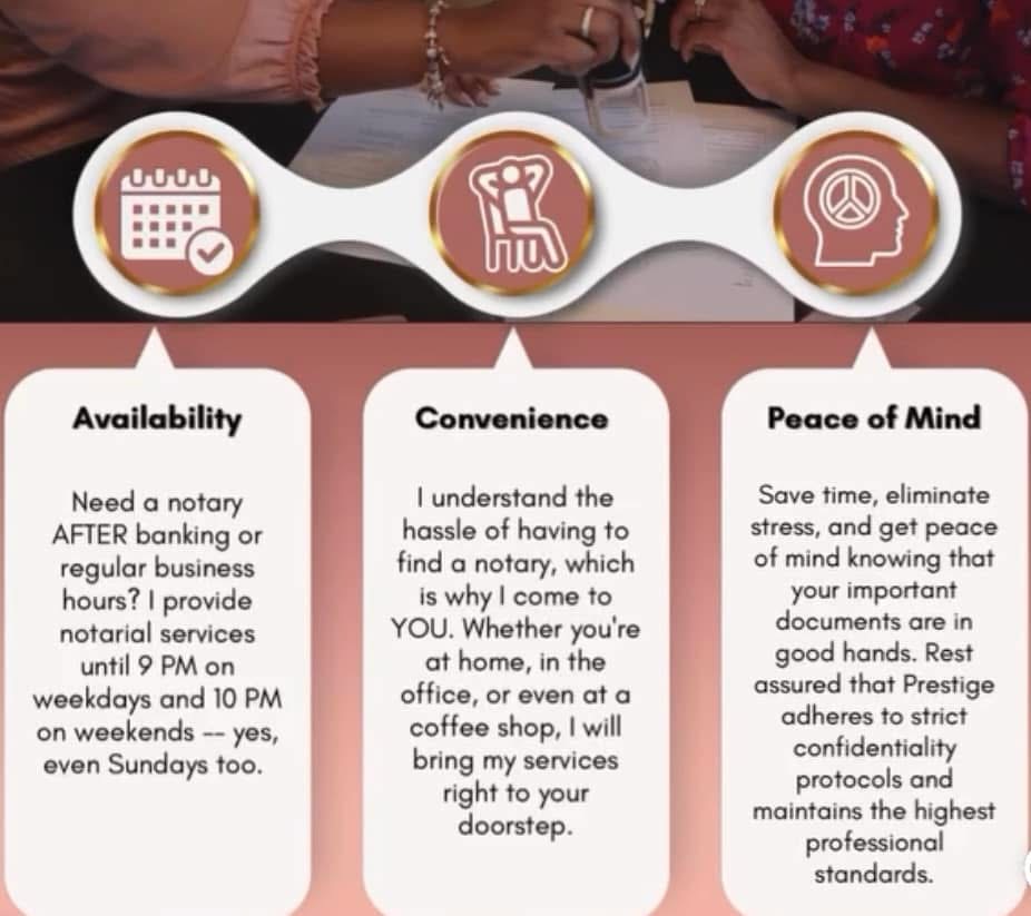 Availability, Convenience, Peace of Mind